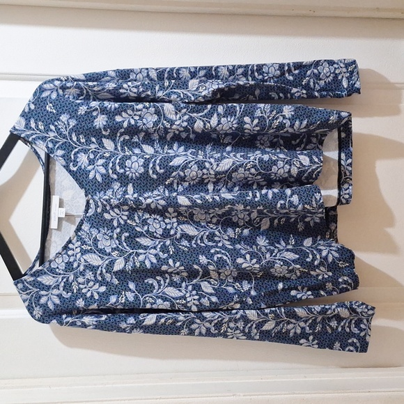 J. Jill Tops - J‎ Jill Pure Jell Eco- Terry womens top size Medium Petite MP long sleeve